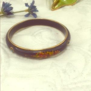 Hand painted vintage bracelet